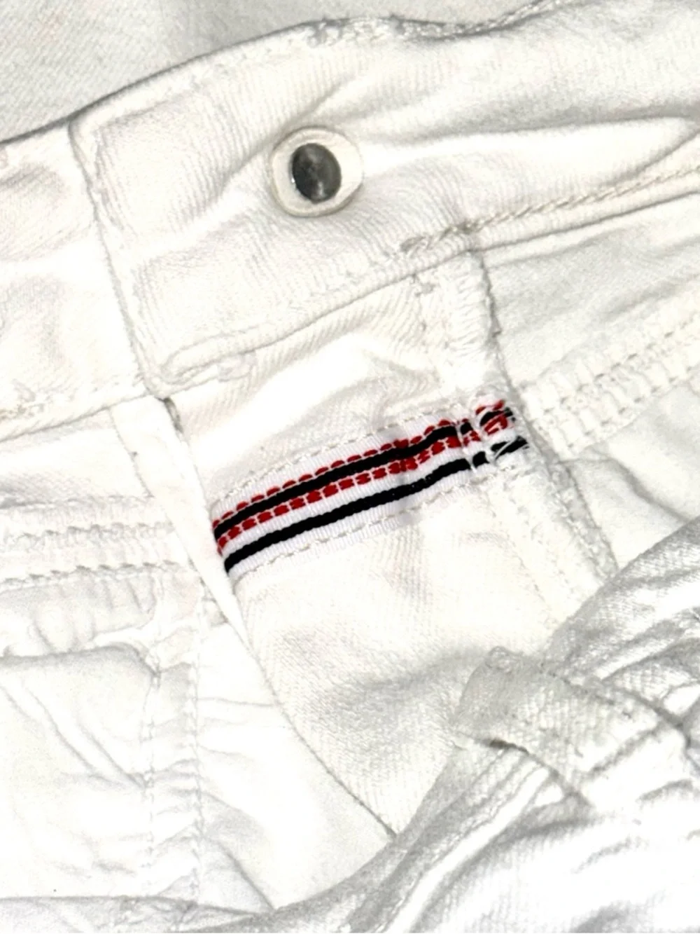 👖👠 PILCRO AND THE LETTERPRESS High-Rise Slim White Stretch‎ Jeans | Women's 27